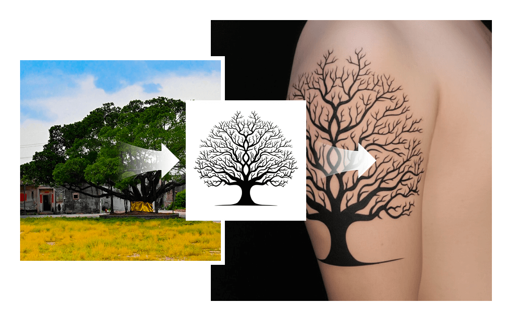 El árbol baniano en el patio de la abuela, guardián de los recuerdos de la infancia