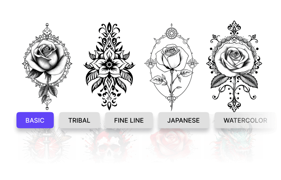 Explore Multiple Tattoo Styles